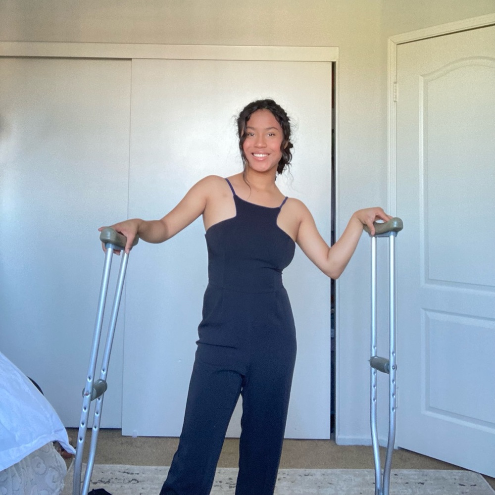 Fire Los Angeles black jumpsuit